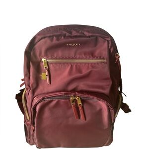 TUMI Voyageur Carson Burgundy Backpack